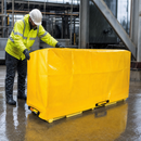 Tarp Cover for 4 Drum Inline Spill Pallet for Outdoor Protection