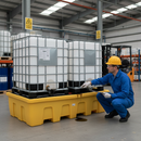 IBC Spill Pallet Double Stackable Poly — EA PPG2 Compliant | Polyethylene | COSHH | UK