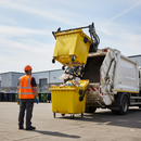 Premium 1100 Litre Heavy Duty Wheelie Bin with Four Swivel Castors for Industrial and Commercial Waste Collection | COSHH | UK