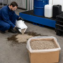Steel Vermiculite Packaging Material, 0-6mm Granules, 100 Litre Bag, for Hazardous Liquid Absorption