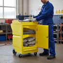Lockable Cabinet on Wheels 18 Litre 640 x 725 x 1075mm for Storing Cleaning Materials