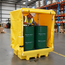 4-Drum Spill Pallet | Polyethylene | 205L Drums | COSHH UK | UK