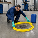 Polypropylene PU Flexible Barrier for Liquid Containment, 3000mm Length, 100mm Height, Ideal for Spill Control