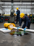Premium 20 Litre Oil Spill Kit in Portable Tube Bag for Factory and Workshop Use with Compliance to BS and ISO Standards | BS 7959 | UK