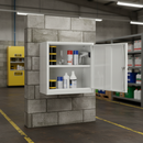 Acid & Alkali Cabinet 19kg 609mm x 305mm x 609mm for Chemical Storage
