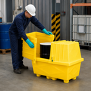 Polyethylene Drum Spill Pallet for Safe Chemical Storage