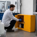 Flammable Storage Cabinet with 21 Litre Capacity for Safe Hazardous Material Storage