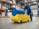 Premium Heavy Duty Single 205 Litre Drum Dolly with Large Wheels for Safe Transportation and Dispensing | COSHH | UK