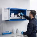 1000mm Steel Mini Chemical Wall Cabinet with Security Lock, for Safe Storage of Water-Polluting Liquids (Ready Assembled)