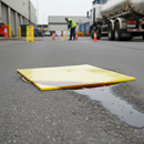 Premium Polyurethane Drain Covers - 2-Layer Design, High Visibility, Chemical Resistant, Reusable for Effective Spill Protection | COSHH | UK