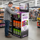 Premium Point of Sale Stand with 24 Stocked Tubs for Trade Counters - Includes Rough, Smooth, and Bamboo Wet Wipes | COSHH | UK