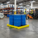Premium Heavy Duty 4 Drum Sump Floor for Safe Liquid Storage, Removable Grid, Low Profile Design | COSHH | UK