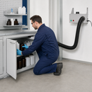 Wall-Mounted Ventilation Attachment for Underbench Cabinets, 120 Air Changes, ATEX Compliant, 35W Power Output (Accessories)