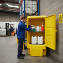 Premium Heavy Duty Poly Storage Cabinet with Lockable Doors and 225 Litre Capacity | Polyethylene | DSEAR | UK