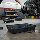 30 Litre Lightweight Polyethylene Spill Tray 805mm x 405mm x 170mm for Leak Containment