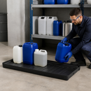 Dissipative Polyethylene Spill Pallet for 48 Litre Containers, 200 kg Load Capacity, Easy to Clean, for Chemical Storage