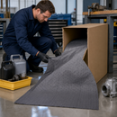 15m Polypropylene Absorbent Fleece Roll, 29 Litre Capacity, Perforated, for Maintenance & Repair Work (Pack of 1)
