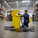 125L General Purpose Spill Kit | Wheeled Bin | Grey Absorbents | COSHH UK | BS 7959 | UK