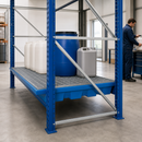 Polyethylene Spill Tray with Galvanised Grid for 1825mm Shelves, 235L Containment, 800kg Load Capacity (Pack of 1)