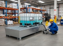 Double IBC Spill Pallet 1100 Litre 2540mm x 1220mm x 495mm for IBC Storage