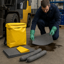 Forklift Truck Spill Kit for Warehouse and Workshop Use (12 Litres)