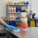 High-Performance Heavy Duty Surface Sanitising Wipes - 2L Tub, 80 Wipes Each, Kills 99.99% of Viruses | COSHH | UK