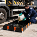 500 Litre Portable Spill Containment Bund – 1000 x 2000 x 250mm Heavy Duty PVC Fast Assembly