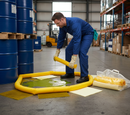 Premium Slim Fit Chemical Spill Kit - 20 Litre with Compact Waterproof Carry Bag, Economic Storage for Hazardous Spills | BS 7959 | UK