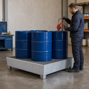 Galvanised Steel Spill Pallet for Safe Liquid Storage (4 x 205L Drums)