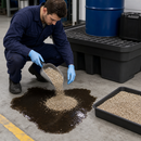 Steel Vermiculite Packaging Material, 0-6mm Granules, 100 Litre Bag, for Hazardous Liquid Absorption