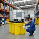 IBC Spill Pallet Single with Dispensing Area — EA PPG2 Compliant | COSHH | UK