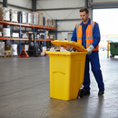 Premium 360 Litre Heavy Duty Wheelie Bin with Durable Rubber Wheels for Easy Mobility and Waste Disposal | COSHH | UK