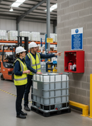 Premium Spill Protective Equipment Sign - Self-Adhesive Vinyl or Rigid Plastic, High Gloss Finish, Brightly Coloured for Workplace Safety | UK