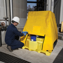 Weather Resistant Tarp Cover for IBC Spill Pallets