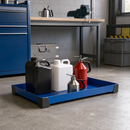 Powder Coated Steel Spill Tray for Small Containers, 30 L Capacity, 987 x 600 x 95 mm, for Workplace Use