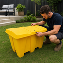 500 Litre Polyethylene Storage Bin for Indoor & Outdoor Use