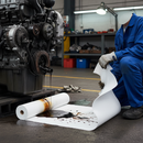 Premium Heavyweight Oil Roll 76cm x 46m - Hydrophobic, Tear Resistant, Ideal for Oil and Fuel Absorption | BS 7959 | UK
