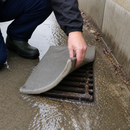 Mouldable Drain Cover for Quick Water Tight Seal (Large, Pack of 2)