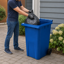 240 Litre Blue Wheelie Bin for Efficient Waste Management