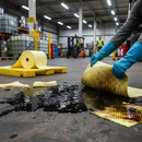 Premium Mediumweight Chemical Absorbent Roll - 38cm x 46m for Versatile Liquid Spills | BS 7959 | UK