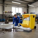 Professional 1200 Litre Wheelie Bin Spill Kit with Drop Front for Industrial Liquid Spills | BS 7959 | UK