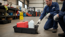 Premium 20 Litre Polyethylene Spill Tray for Containing Drips and Leaks - Durable and Lightweight Design | COSHH | UK