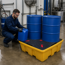 Stackable Polyethylene IBC Spill Pallet for Safe Chemical Storage