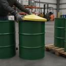 Premium Heavy Duty Drum Lid Made from 100% Polyethylene for Chemical Compatibility and Contamination Prevention - Fits 205L Drums | COSHH | UK