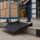 Short Workfloor Ramp for Easy Loading & Unloading