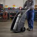 Premium Gas Cylinder Trolley for Safe Single Cylinder Storage and Maneuvering - Non-Sparking Plastic Construction | Polyethylene | COSHH | UK