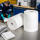 Lightweight Polypropylene Oil Absorbent Fleece Rolls, 50 cm x 90 m, 328 L Capacity (Pack of 2)