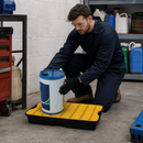 30 Litre Spill Tray with Removable Grid for Safe Liquid Storage