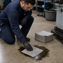 Lightweight General Purpose Absorbent Pads for Oil and Water Liquids (Boxed)