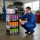 Premium Point of Sale Stand with 24 Stocked Tubs for Trade Counters - Includes Rough, Smooth, and Bamboo Wet Wipes | COSHH | UK